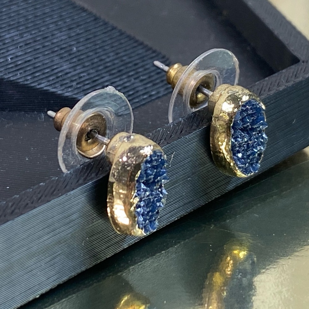 Blue Stone Earrings